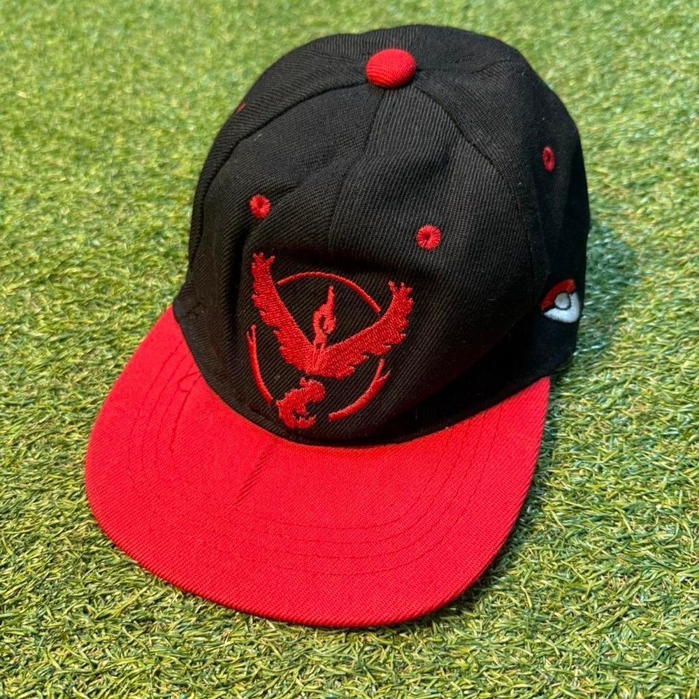 Red and black Pokémon Go Team Valor Snapback